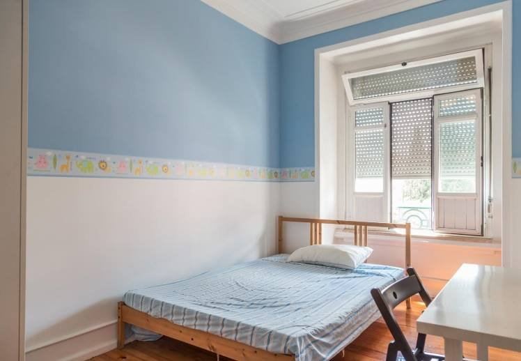 One of our furnished rooms in Areeiro