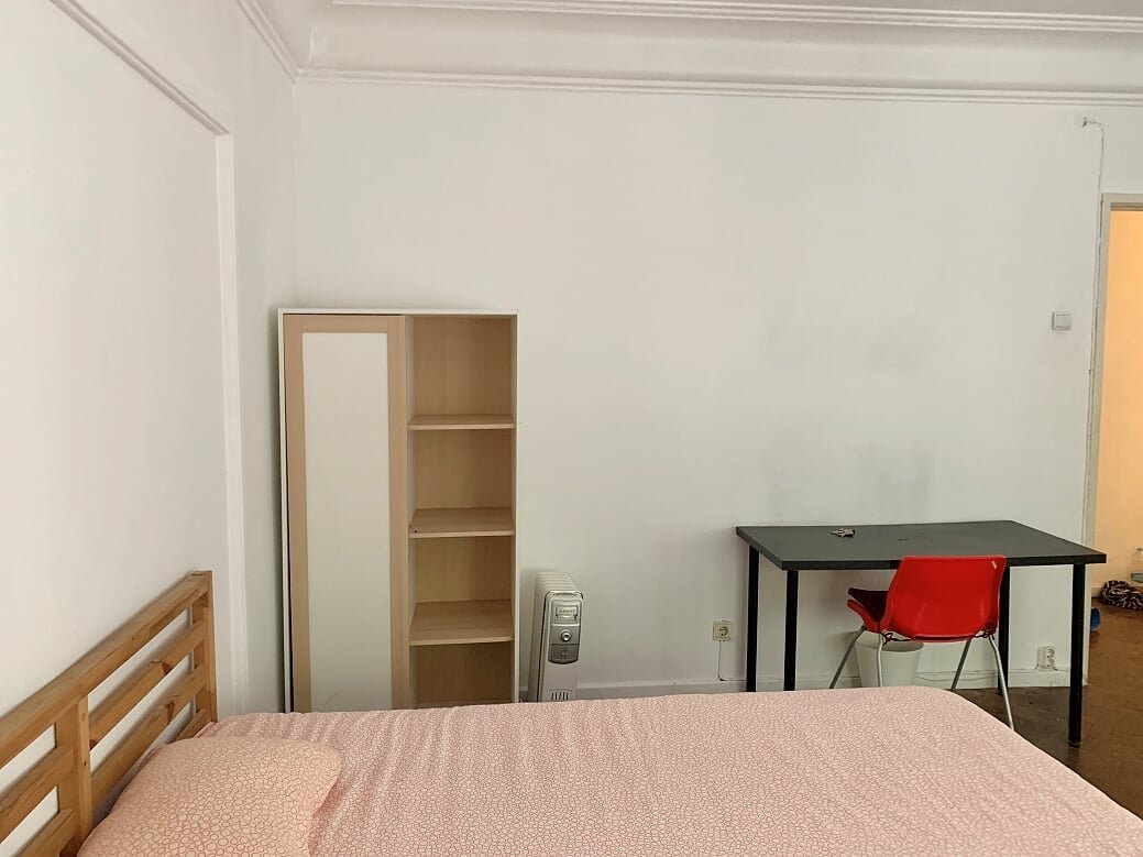 Cozy Double Room 3 with Desk & Balcony — Flat H, Arroios