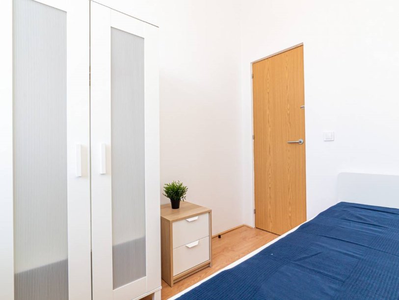 Light-Filled Single Room 1 with Wardrobe & Desk — photo 32